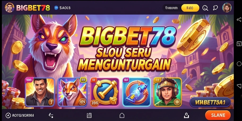 Tampilan gameplay Slot di BIGBET78 yang seru dan menarik.