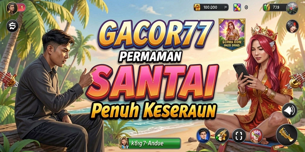 Screenshot GACOR77 menampilkan gameplay yang mengasyikkan dan penuh warna.