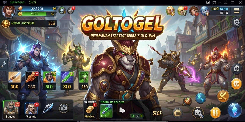 Tampilan gameplay GOLTOGEL yang penuh strategi dan tantangan.