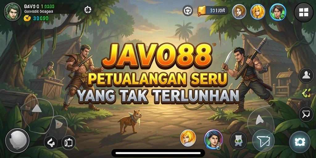 Screenshot utama yang menunjukkan gameplay seru di dunia petualangan.