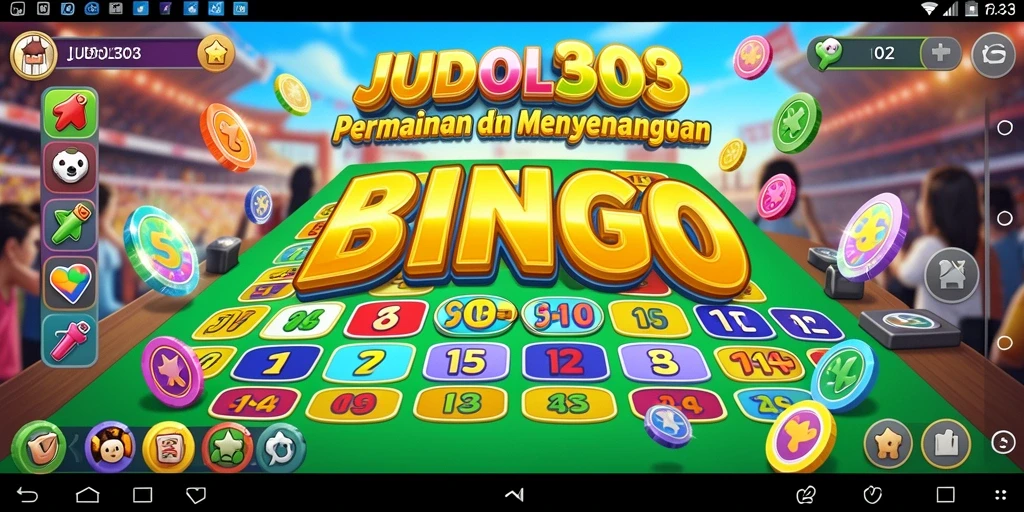 Screenshot gameplay JUDOL303 yang menampilkan keseruan permainan Bingo.