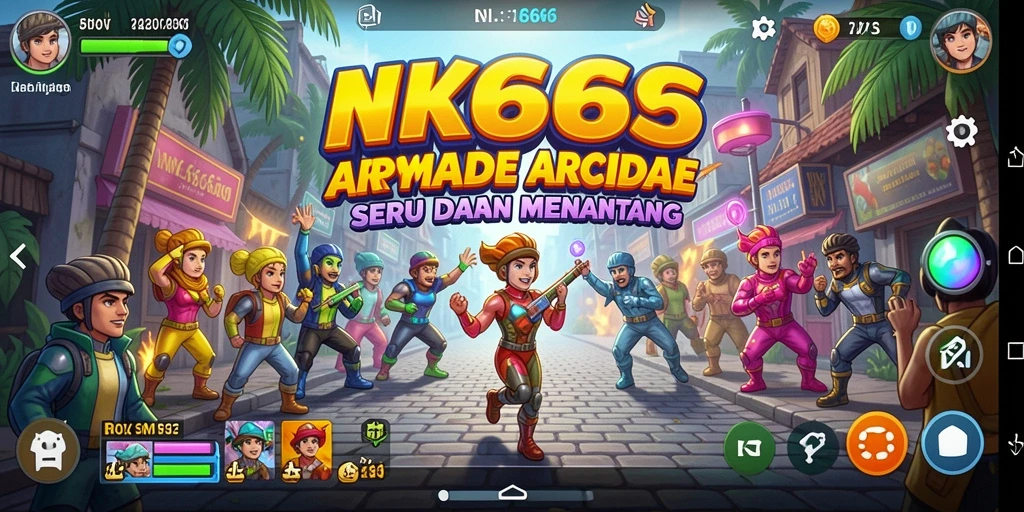 Tampilan gameplay NK666 yang seru dan menarik dalam genre Arcade.