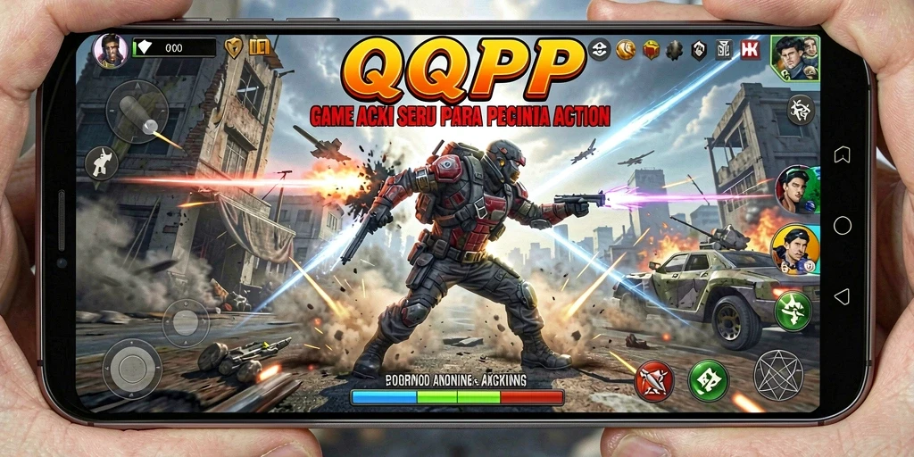 Gambaran gameplay QQRP yang menegangkan dan penuh aksi.