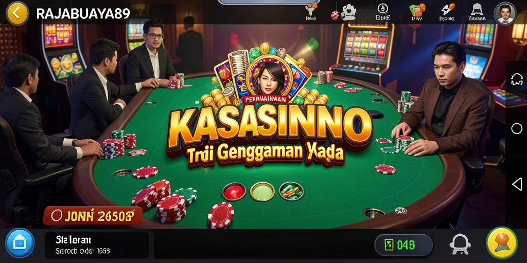 Screenshot gameplay RAJABUAYA89 menampilkan pengalaman kasino yang mendebarkan.