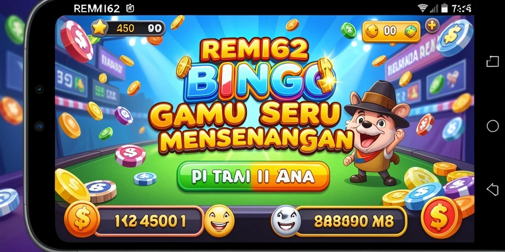 Tampilan menarik dari gameplay REMI62 yang seru dan interaktif.