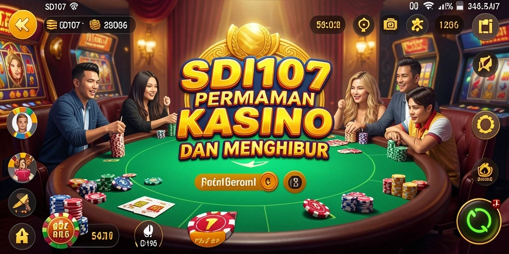 Screenshot menarik menunjukkan gameplay Kasino yang mendebarkan.