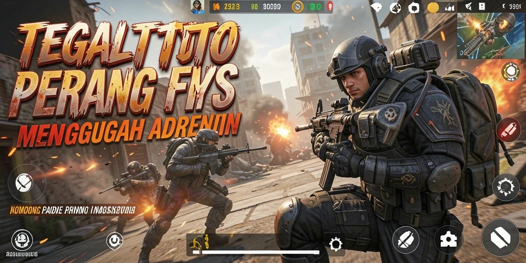 Gameplay TEGALTOTO yang mendebarkan dan penuh aksi FPS.