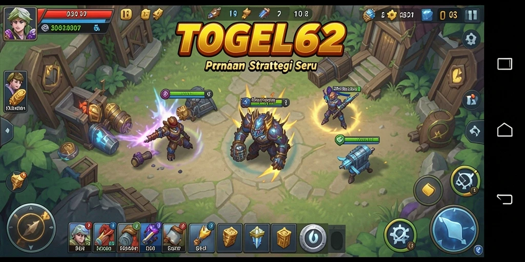Tangkapan layar gameplay TOGEL62 yang menegangkan dan strategis.