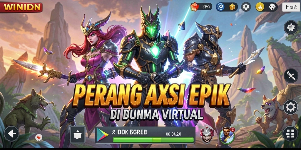 Tampilan gameplay <strong>WINIDN</strong> yang mendebarkan dengan aksi intens.